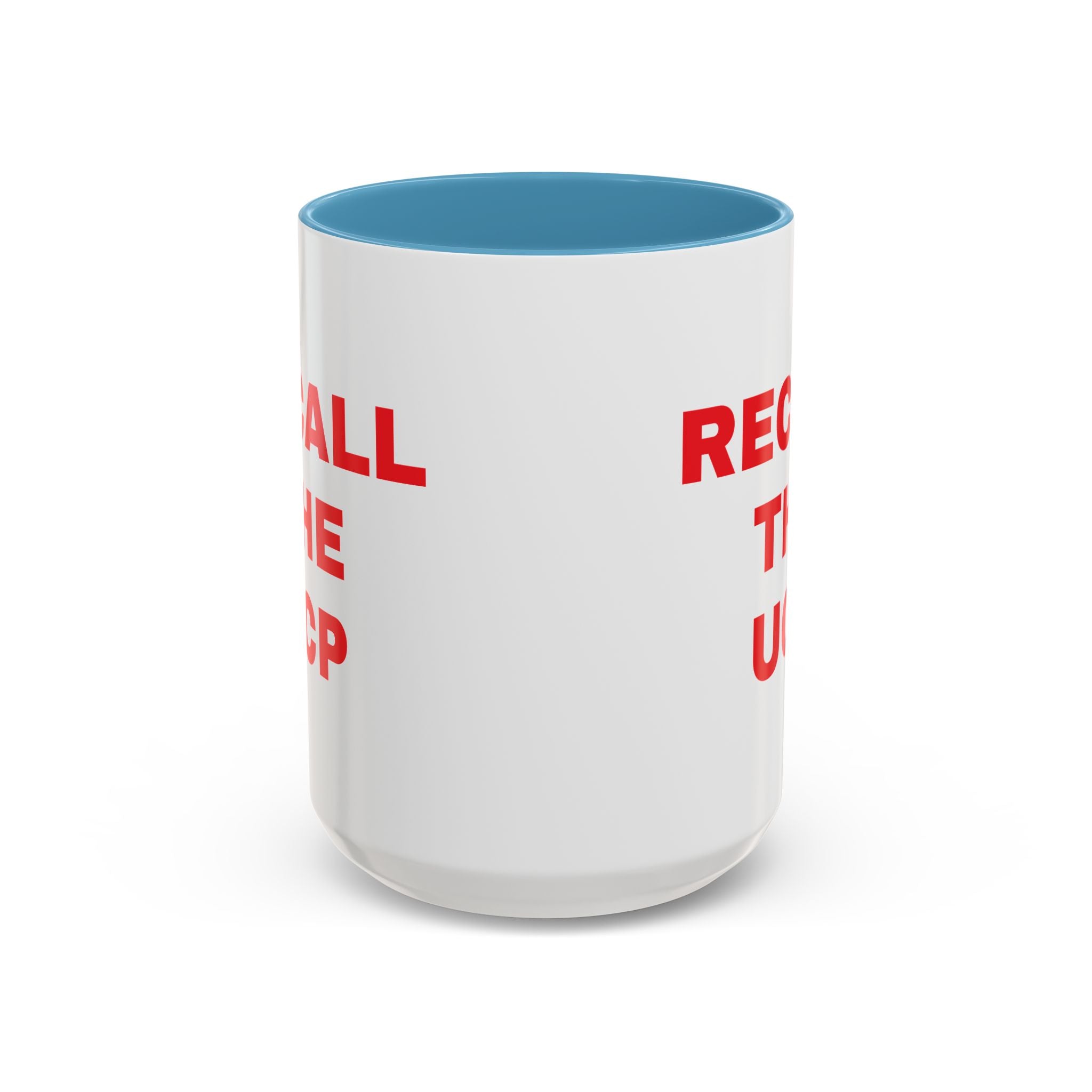 Recall the UCP Accent Coffee Mug — Bold Red Statement 11/15oz