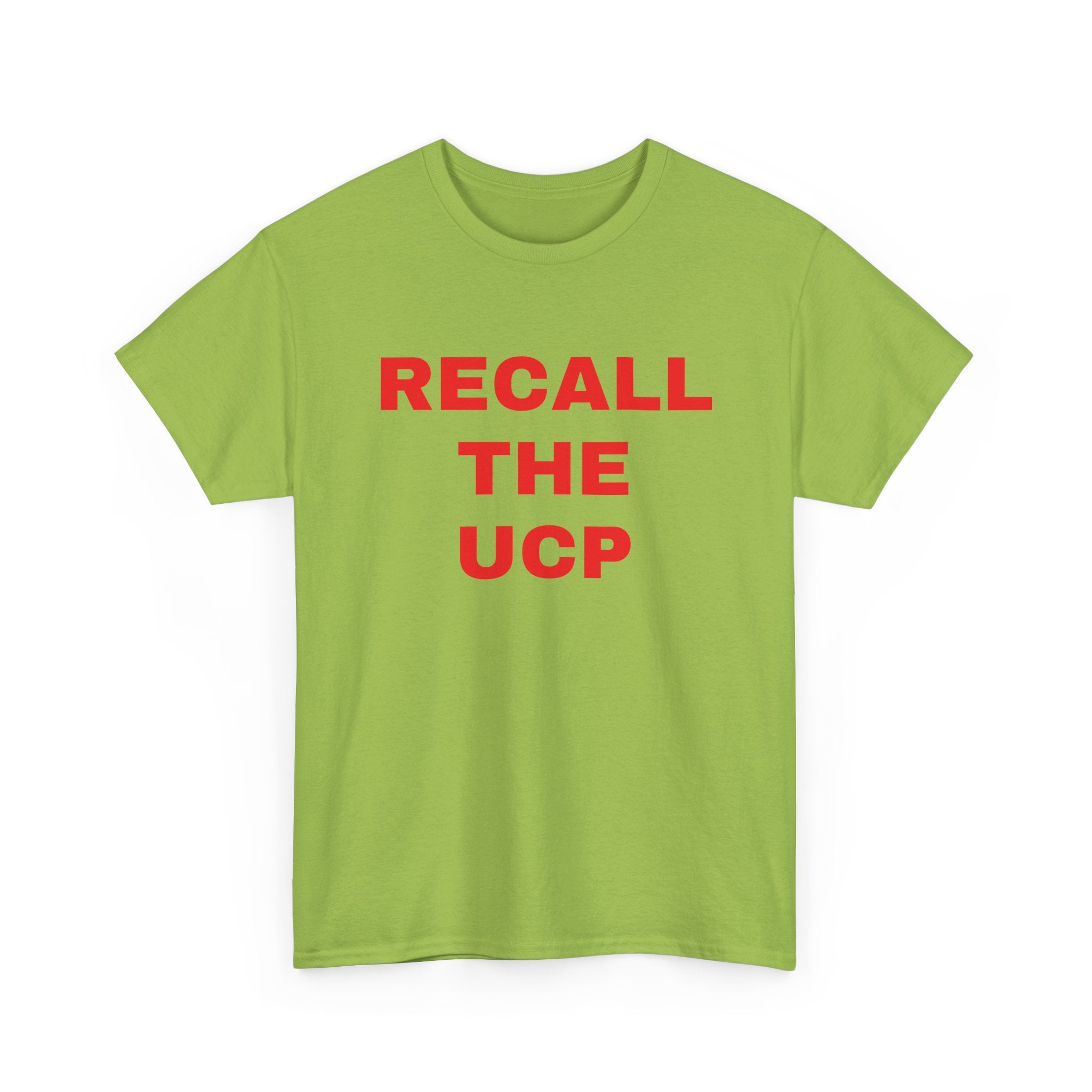 Recall the UCP T‑Shirt — Political Protest Tee