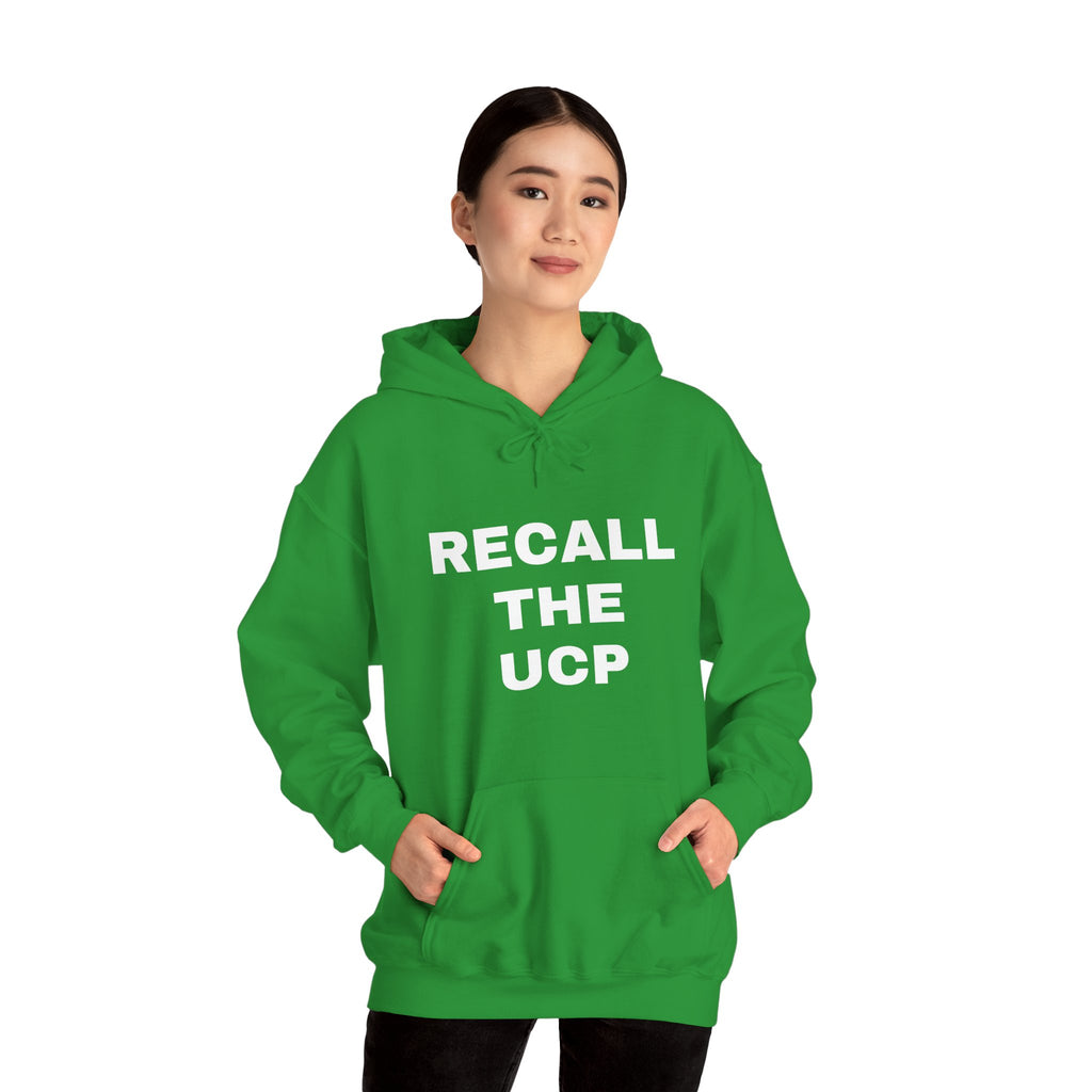 Recall the UCP Hoodie — Minimalist Protest Sweatshirt