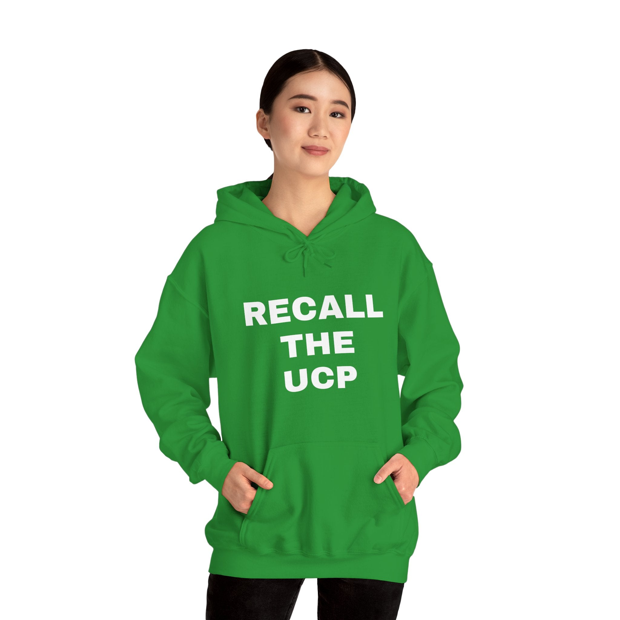 Recall the UCP Hoodie — Minimalist Protest Sweatshirt