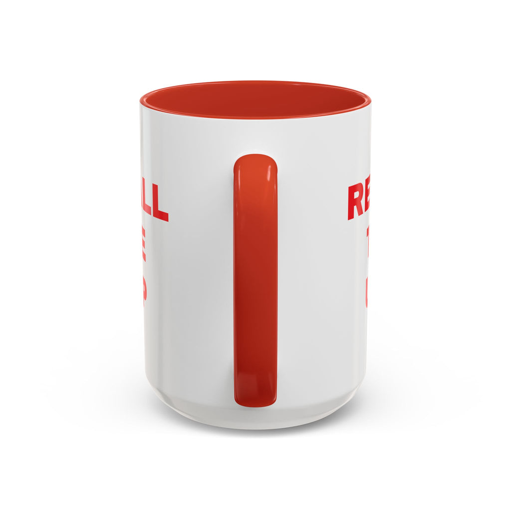 Recall the UCP Accent Coffee Mug — Bold Red Statement 11/15oz