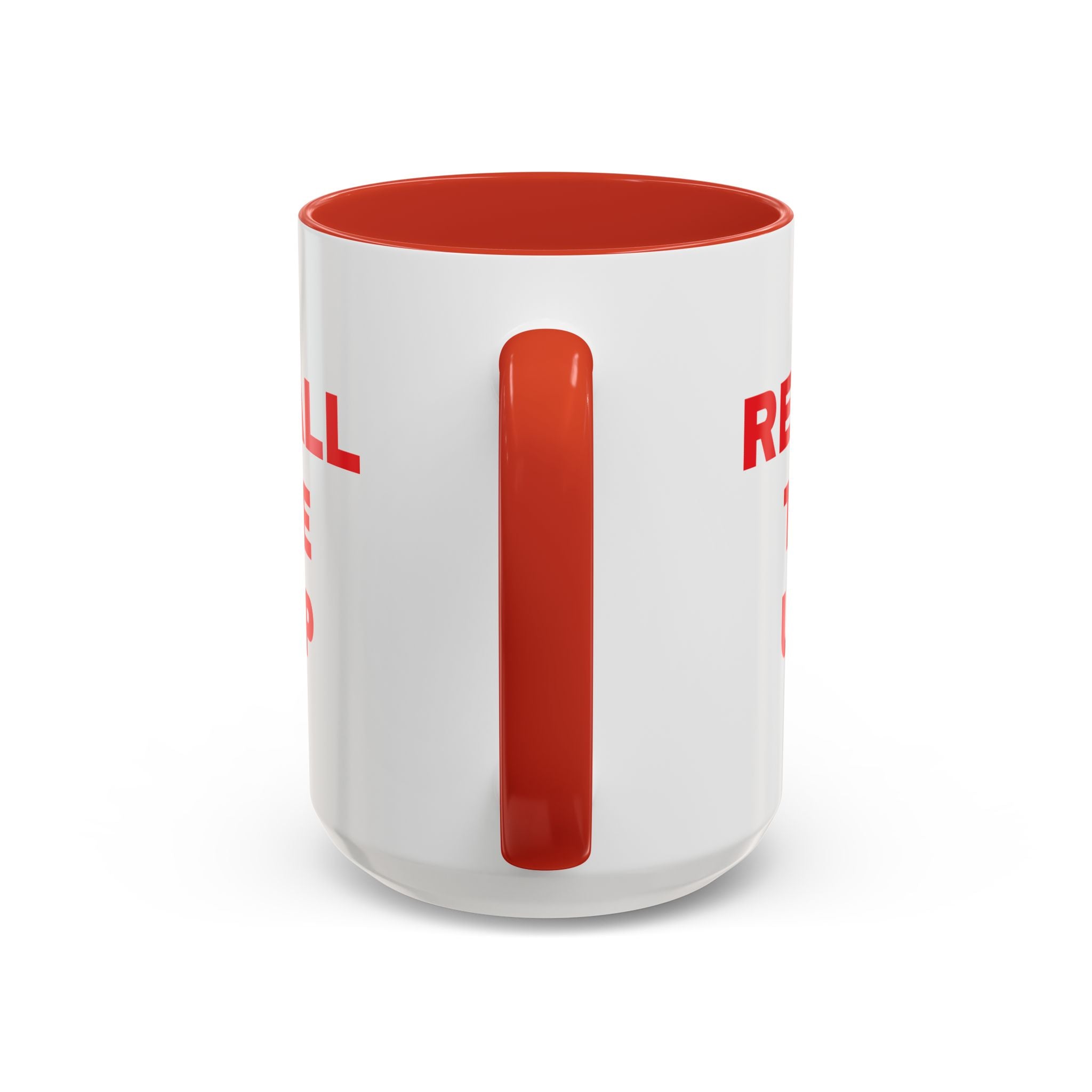 Recall the UCP Accent Coffee Mug — Bold Red Statement 11/15oz