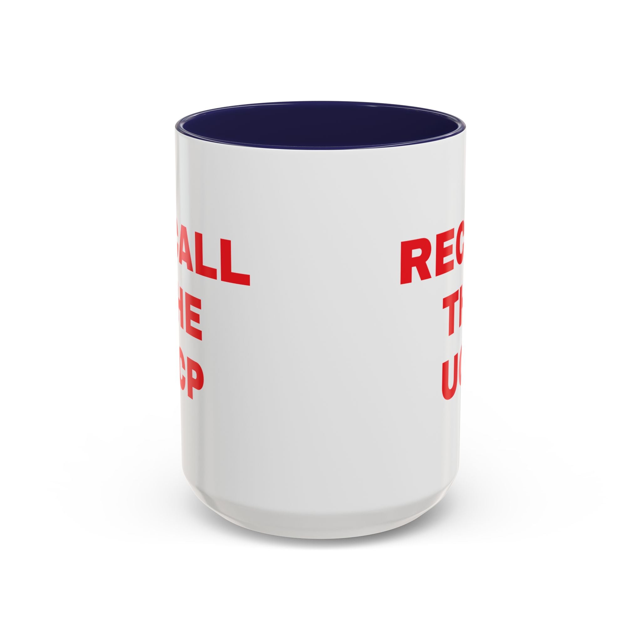 Recall the UCP Accent Coffee Mug — Bold Red Statement 11/15oz