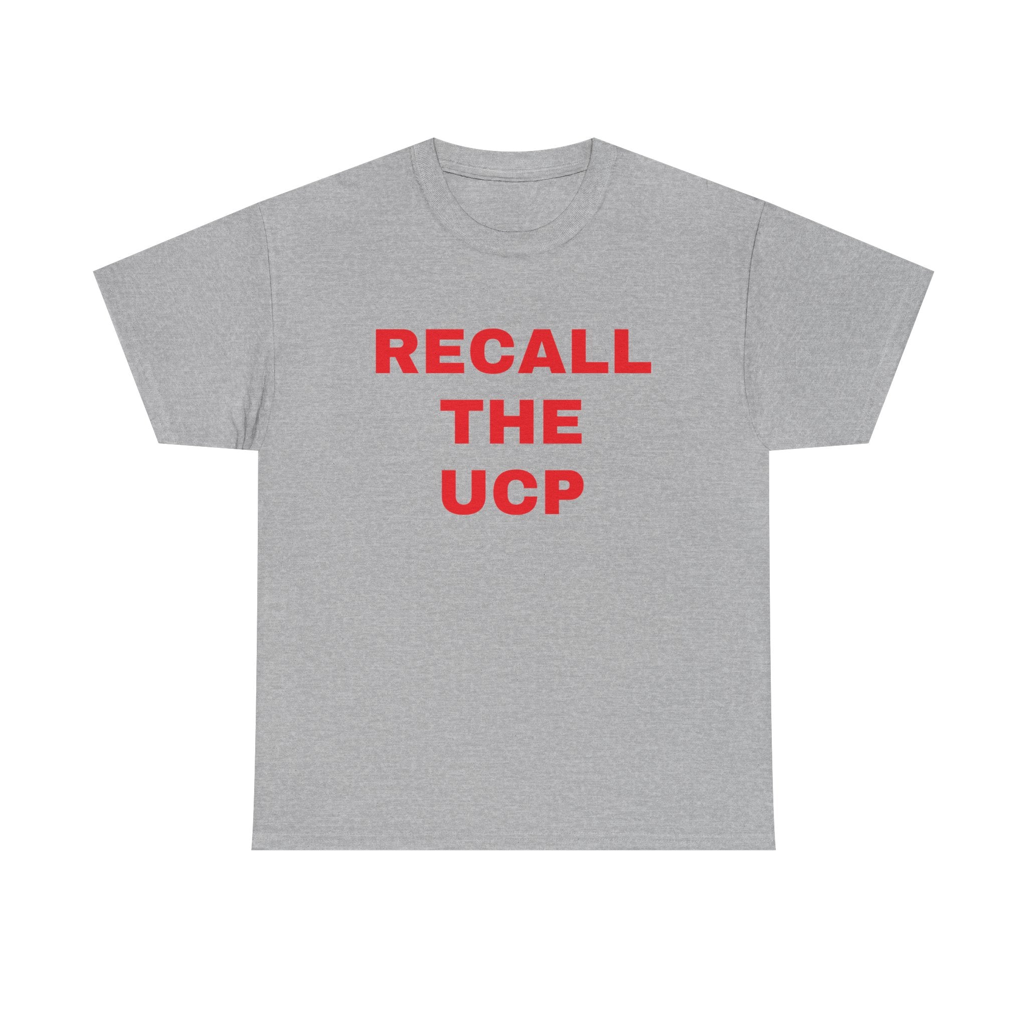 Recall the UCP T‑Shirt — Political Protest Tee