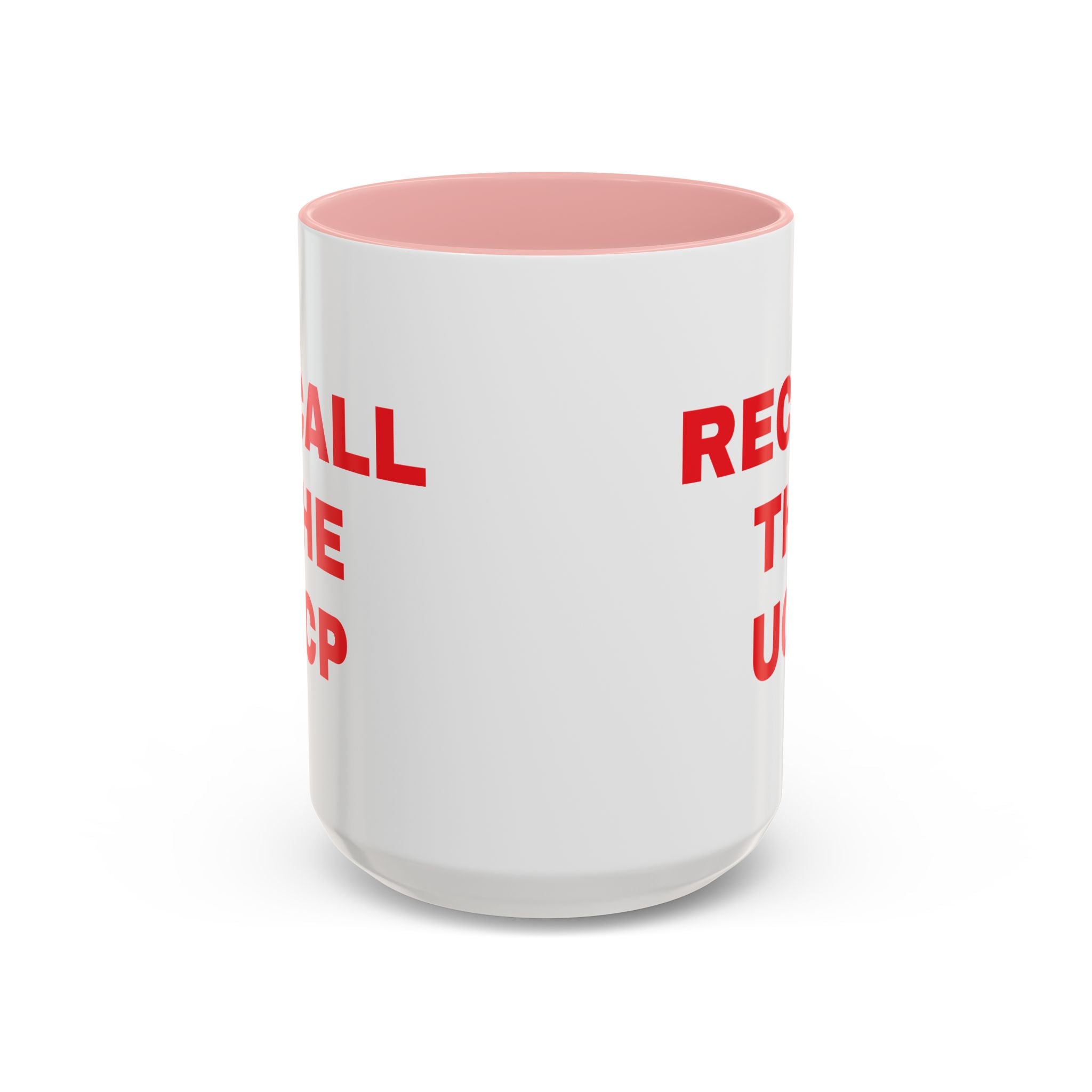 Recall the UCP Accent Coffee Mug — Bold Red Statement 11/15oz