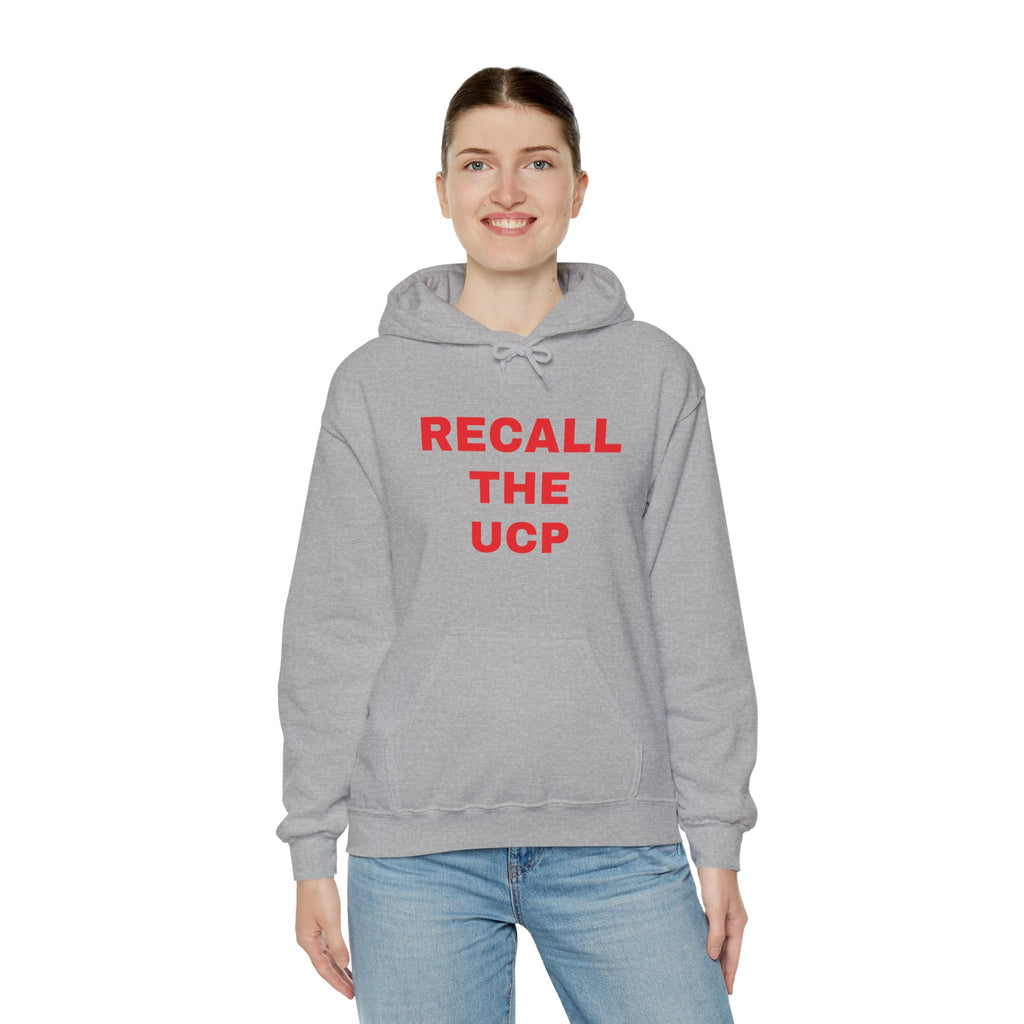 Recall the UCP Hoodie — Minimalist Protest Sweatshirt