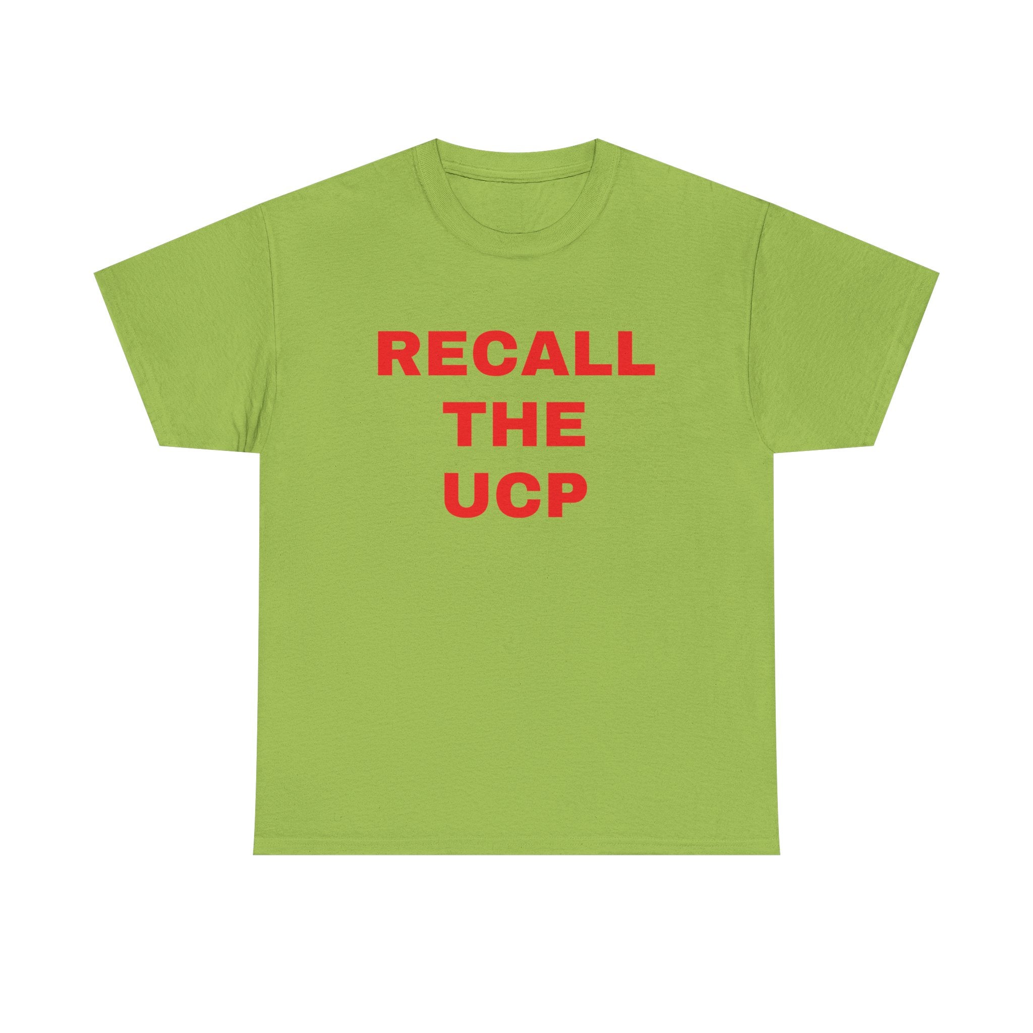 Recall the UCP T‑Shirt — Political Protest Tee