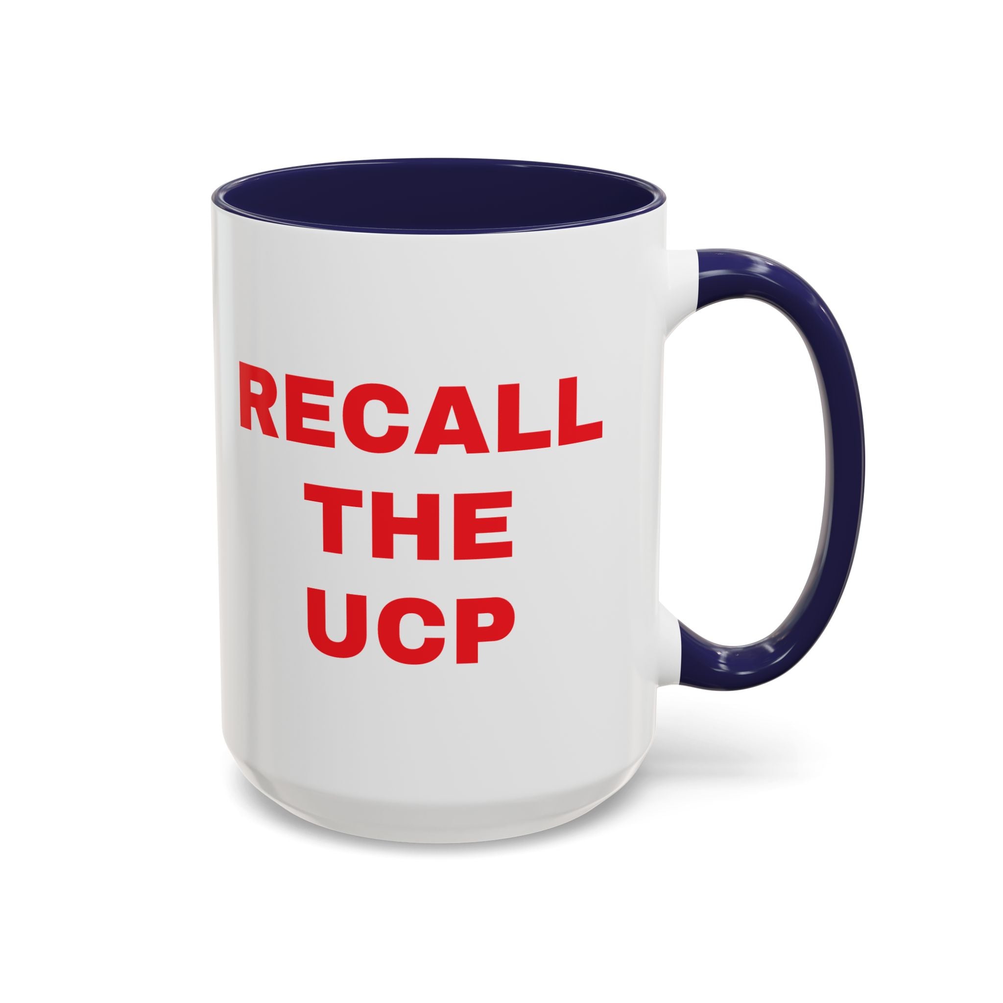 Recall the UCP Accent Coffee Mug — Bold Red Statement 11/15oz