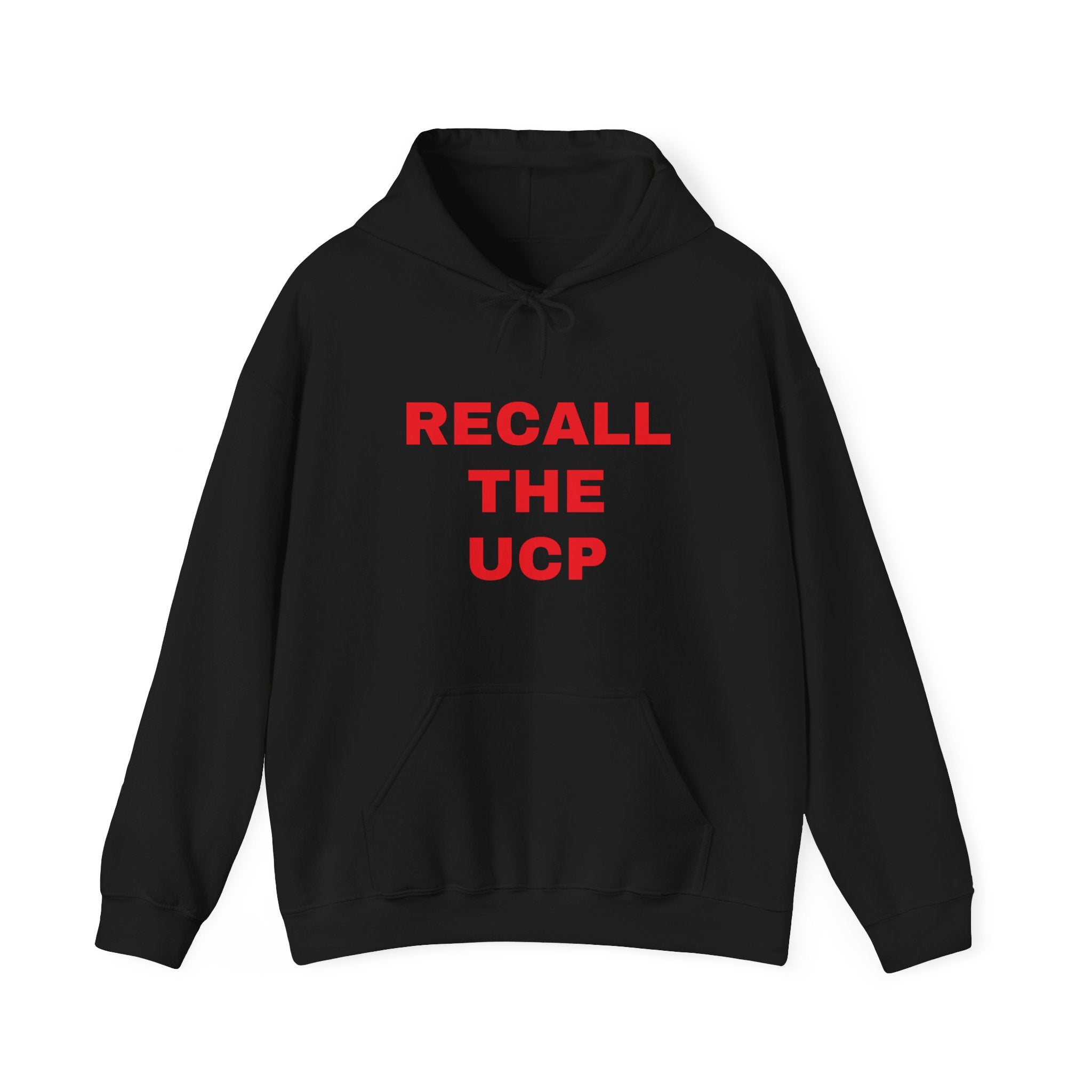 Recall the UCP Hoodie — Minimalist Protest Sweatshirt