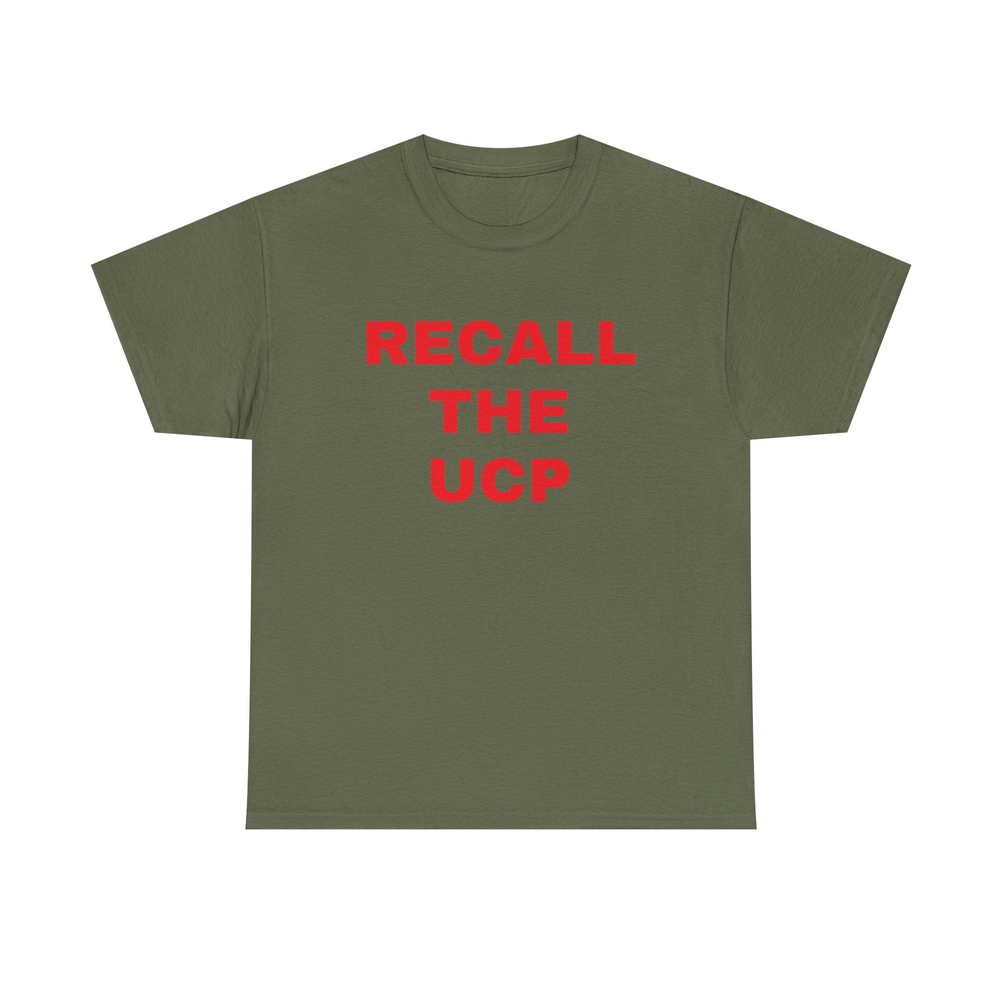 Recall the UCP T‑Shirt — Political Protest Tee